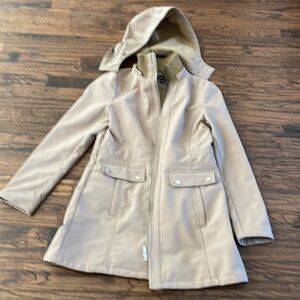 Siena Studio Taupe Hooded Long Coat